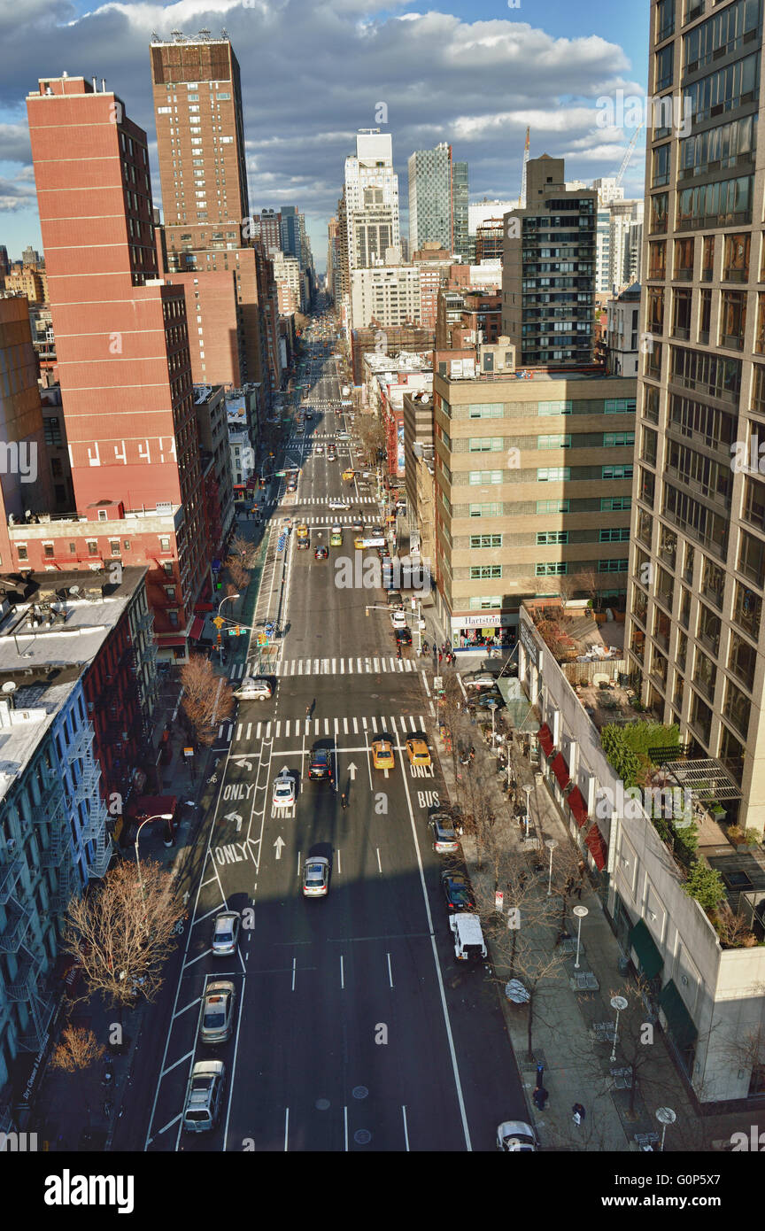 NYC Straßen. Stockfoto