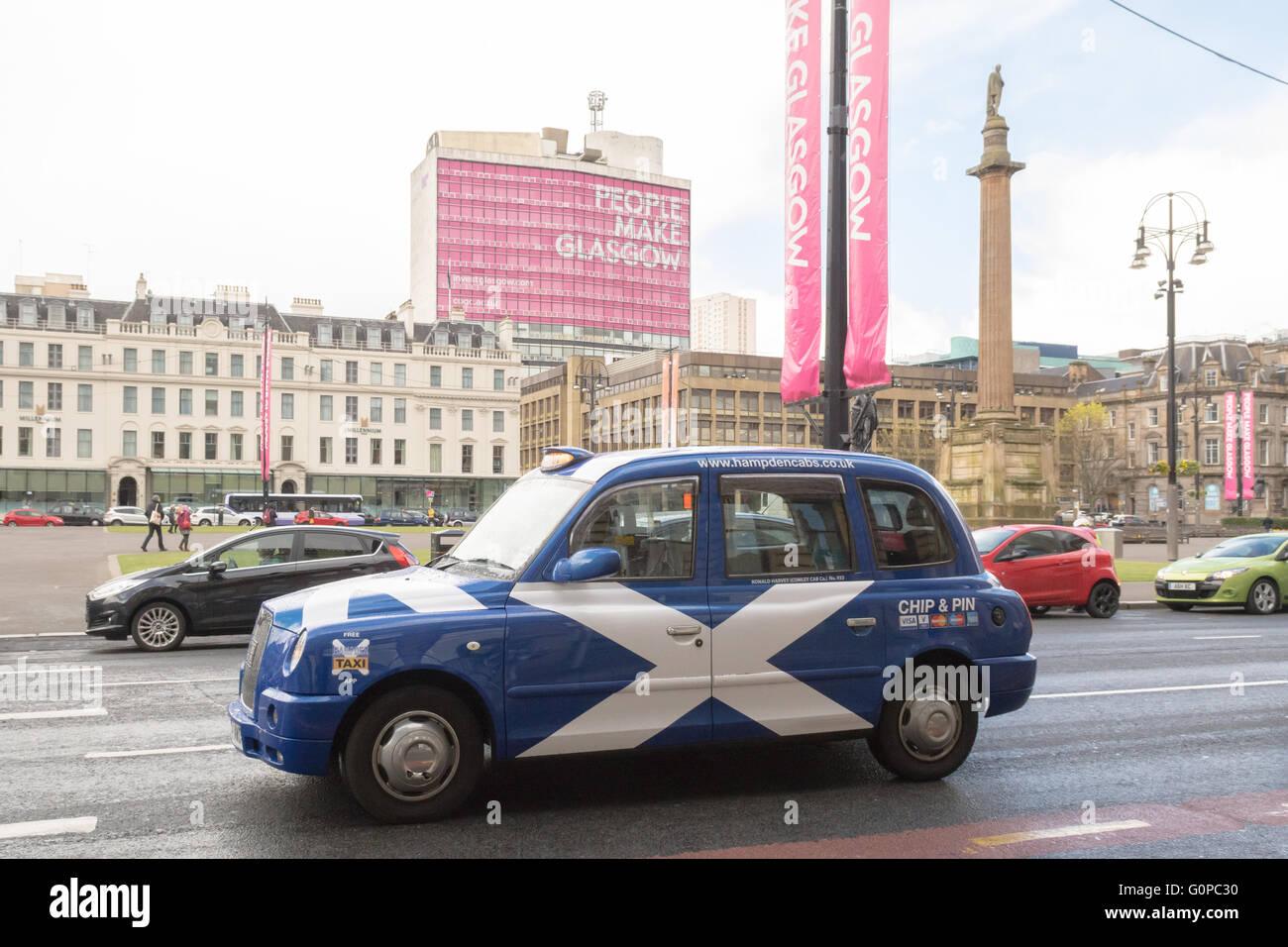 George Square, Glasgow, Schottland, Großbritannien Stockfoto
