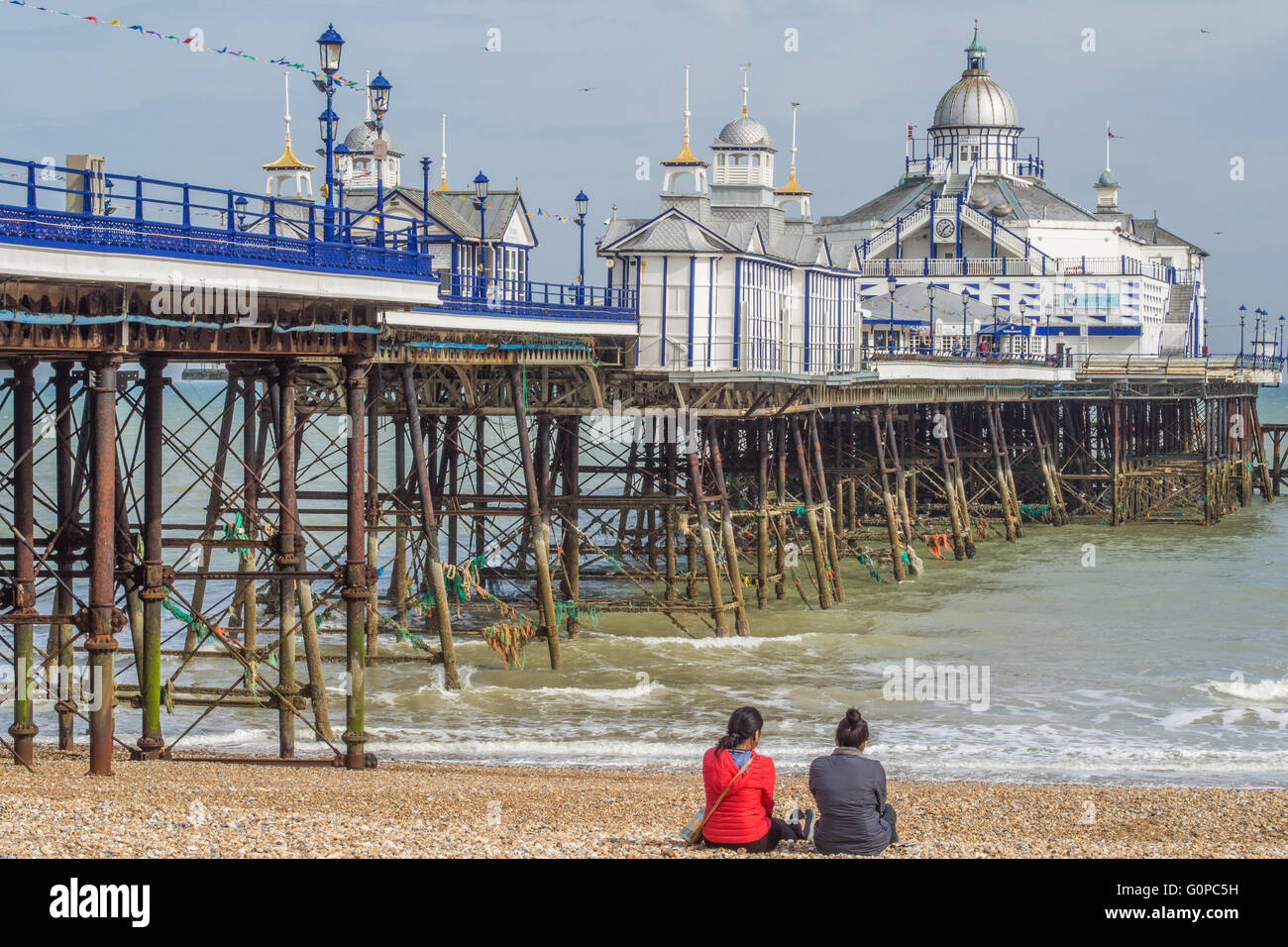 Der Pier von Eastbourne, East Sussex, England. Stockfoto