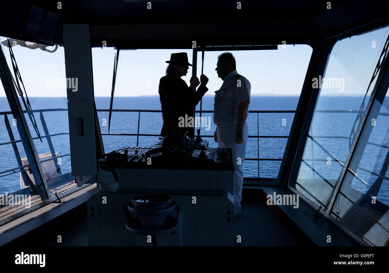 Ibiza Spanien 3 Mai 2016 Musiker Udo Lindenberg Und Der