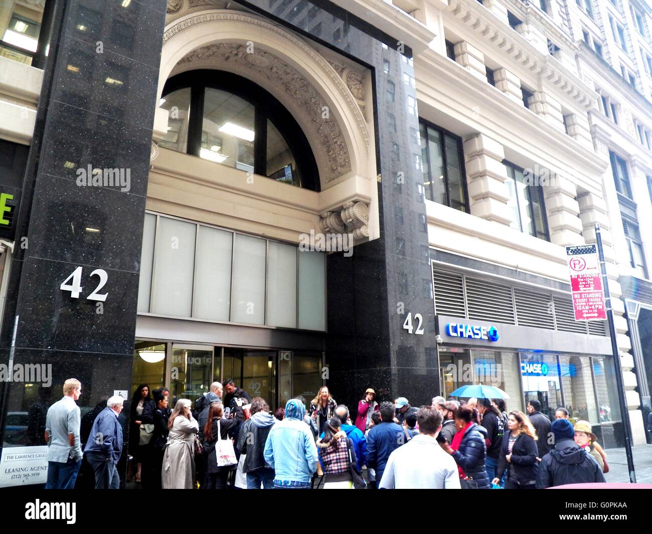 New York, NY, USA. 3. Mai 2016-Kundgebung gegen NYC Wahlbetrug am Brett von Wahlen. Bildnachweis: Mark Apollo/Alamy Live-Nachrichten Stockfoto