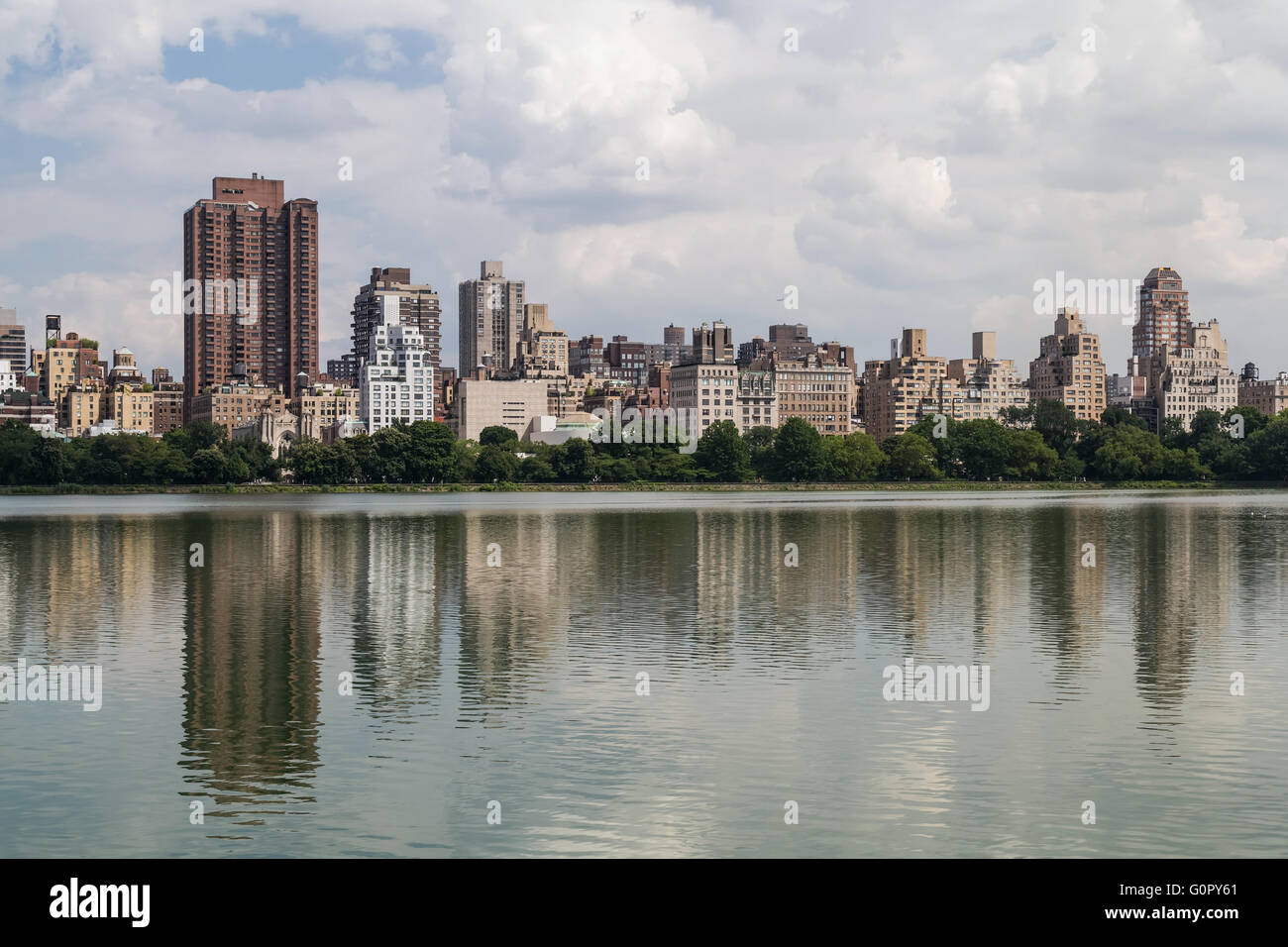 Jacqueline Kennedy Onassis Reservoir im Central Park, New York Stockfoto