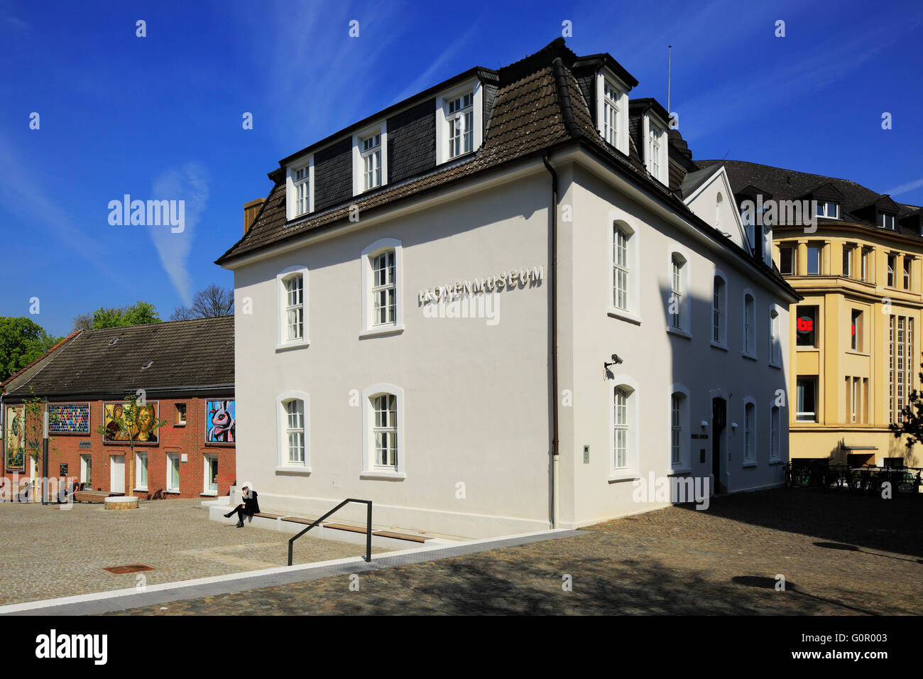 Ikonenmuseum, Kunstmuseum Mit Sammlung Und Ausstellung Zur Orthodoxie in Recklinghausen, Ruhrgebiet, Nordrhein-Westfalen Stockfoto