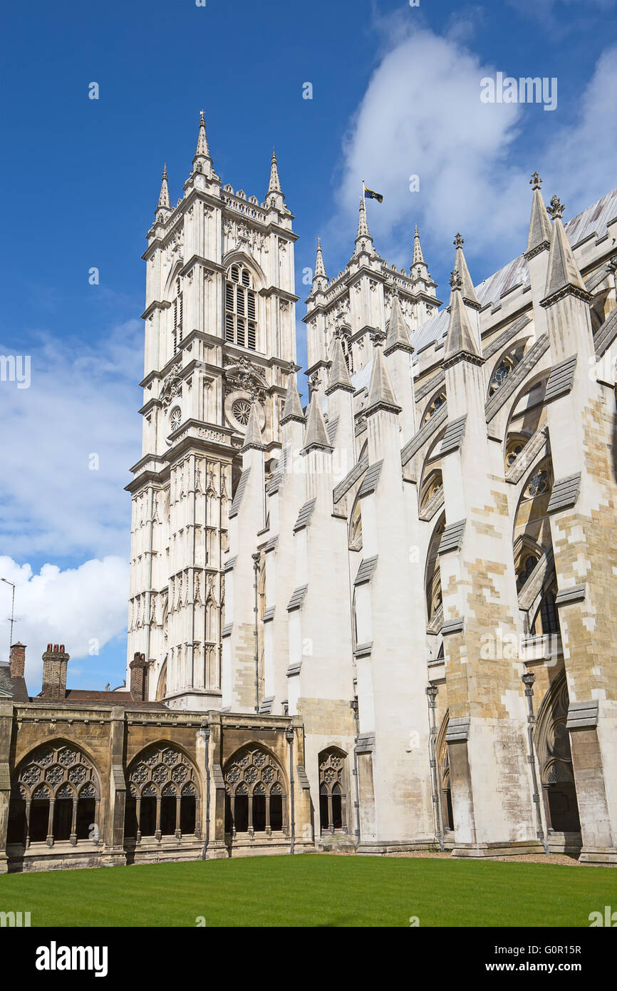 Westminster Abbey in London, Großbritannien Stockfoto