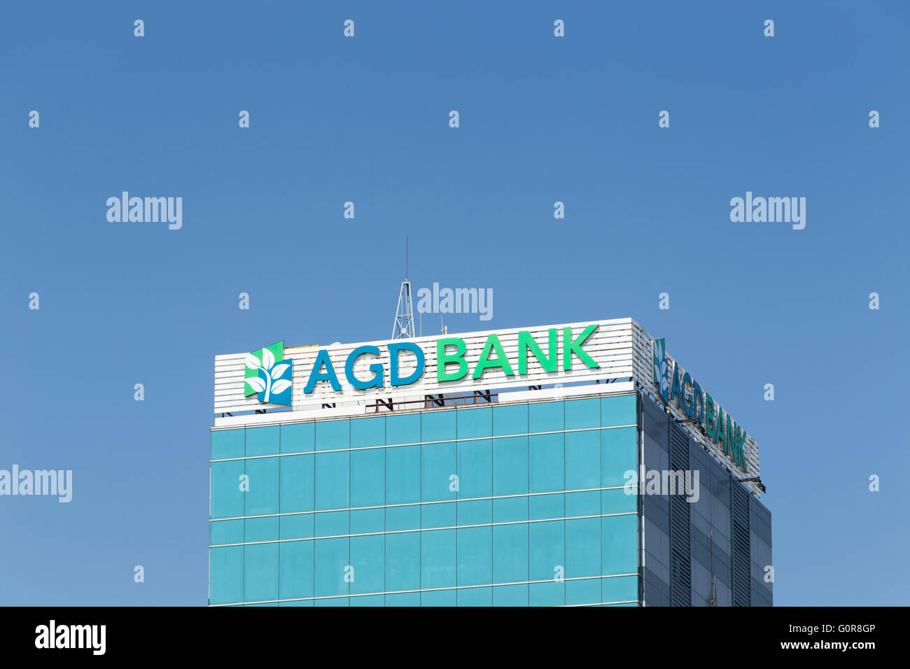 AGD Asien Green Development Bank Gebäude, Yangon, Myanmar Stockfoto