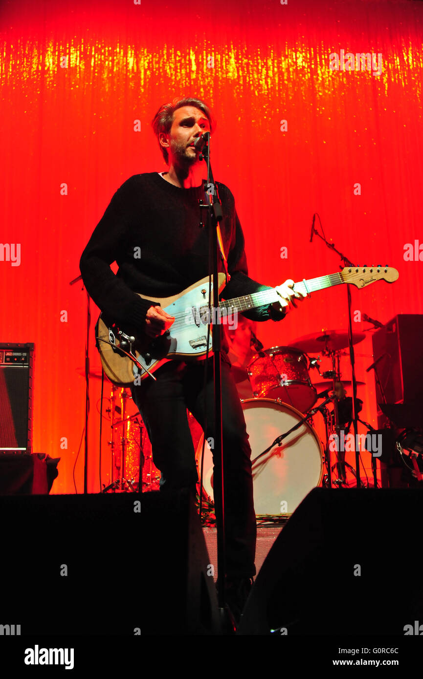 Tocotronic: EUROPA, DEUTSCHLAND, HAMBURG, 17.10.2015: Tocotronic live in der Hamburger Sporthalle, Redaktion nur verwenden. Stockfoto