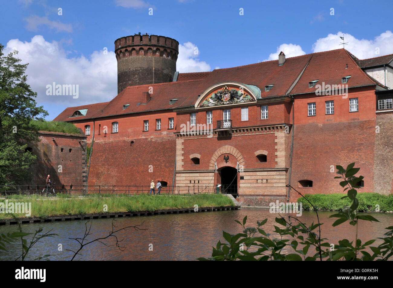 Wasser Graben, Zitadelle Spandau, Spandau, Berlin-Deutschland / Zitadelle Spandau Stockfoto