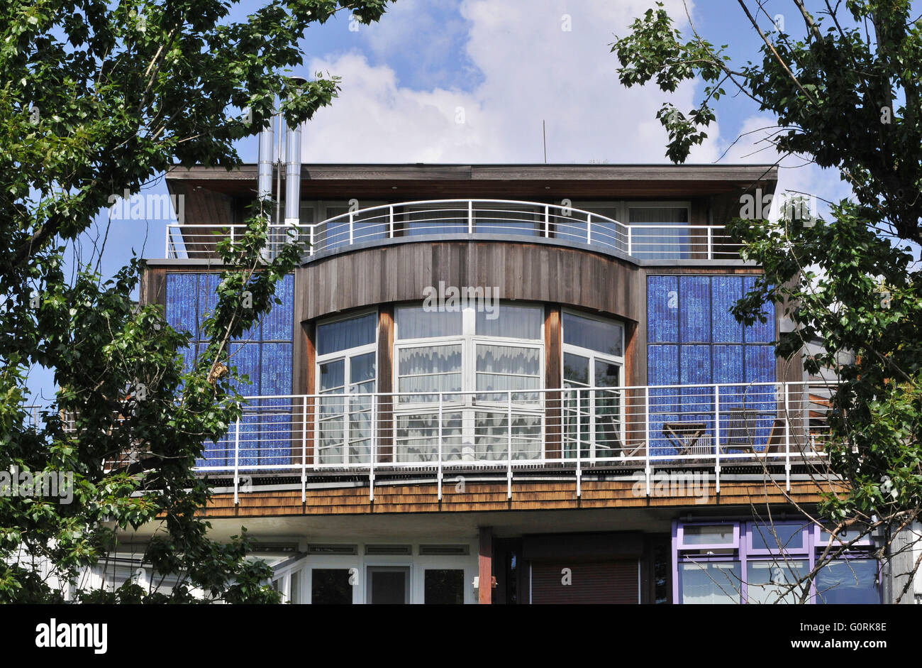 Haus Solarzelle Photovoltaik Okologisches Bauen Landwehrkanal