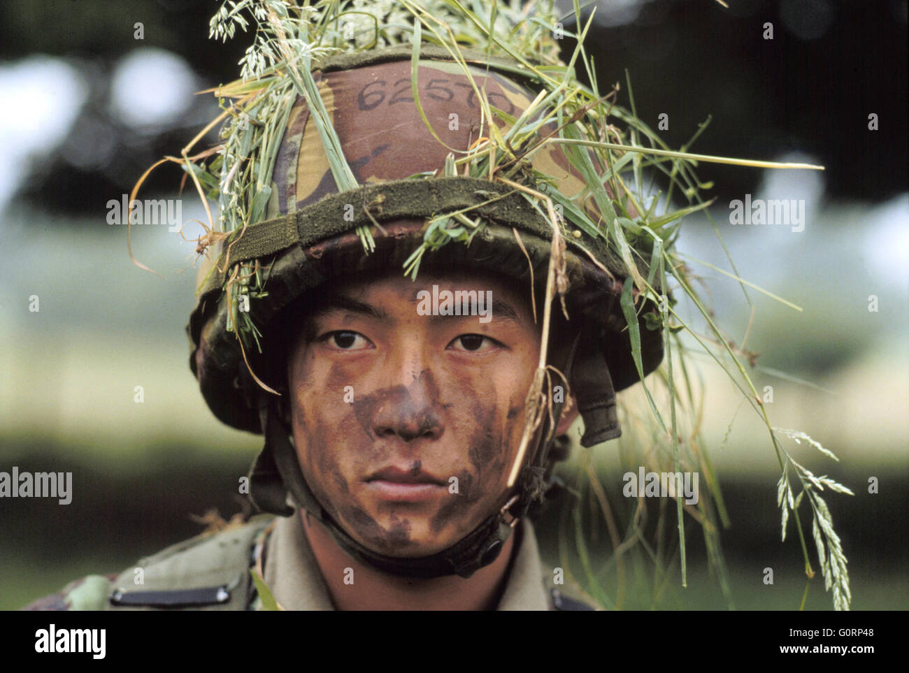 Königliche Armee, 6. Gewehr Gurka Regiment Stockfoto