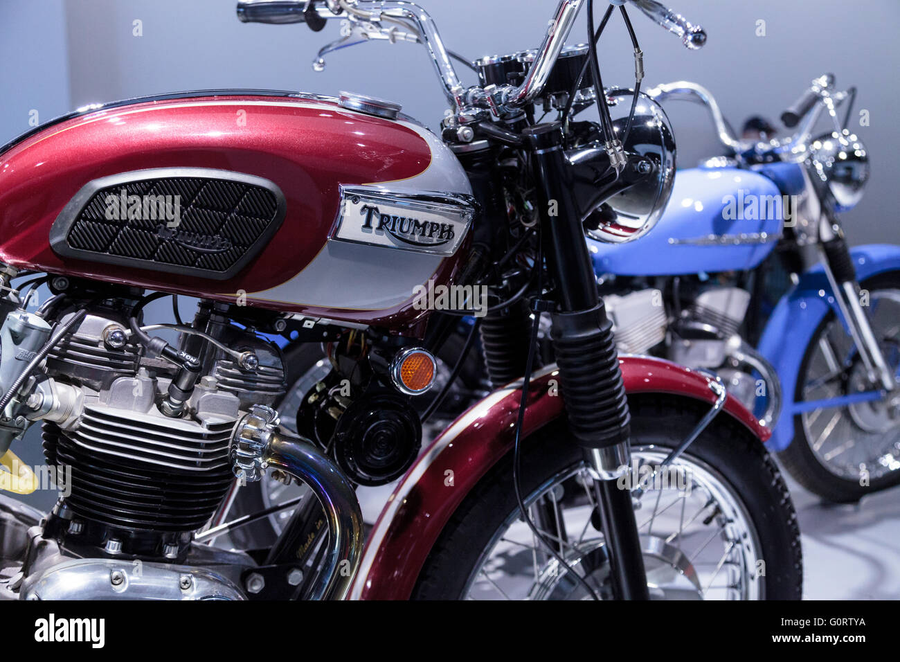 1970 Triumph Bonneville T120RT Motorrad aus der Sammlung von Richard Varner Stockfoto