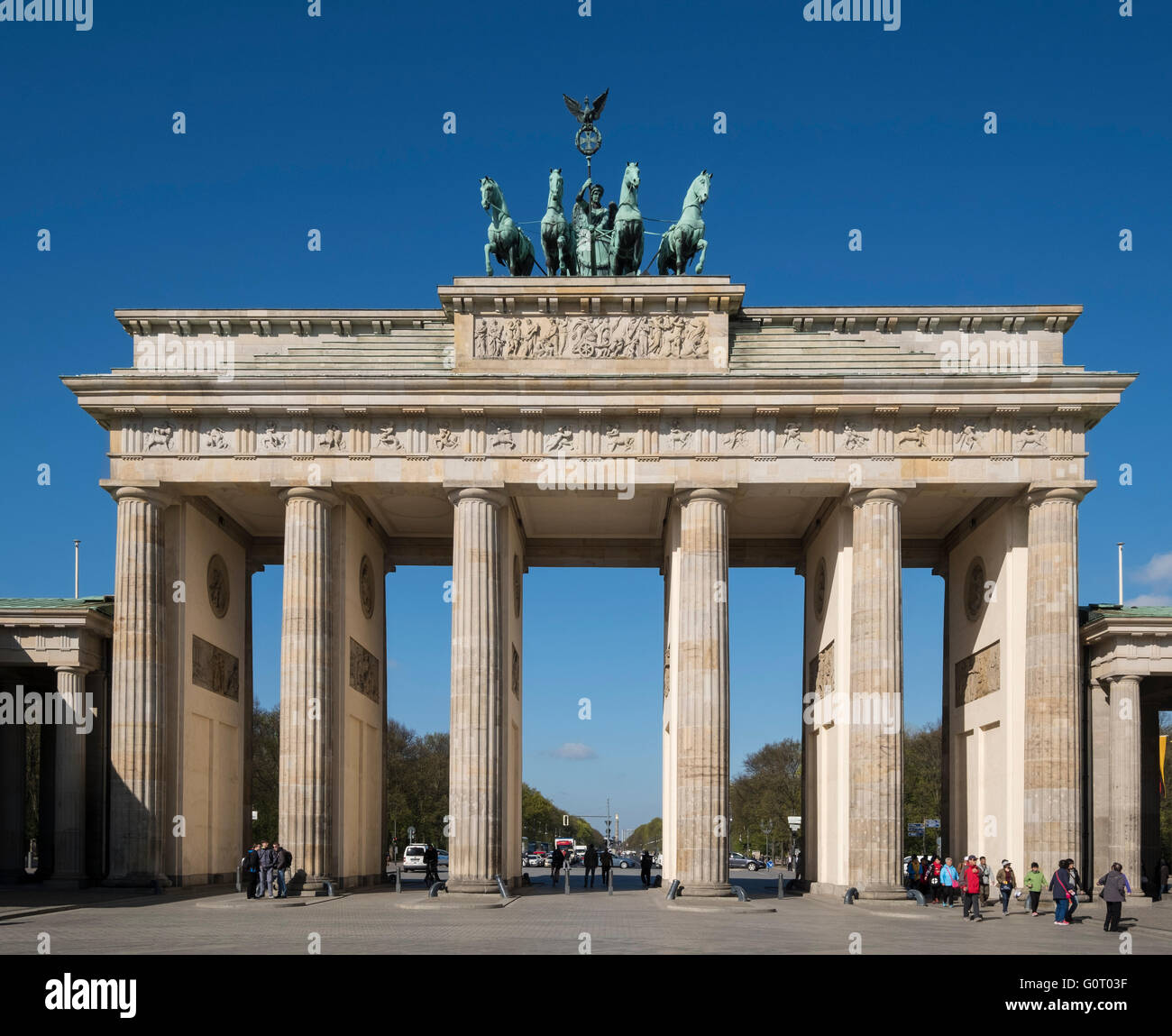 Brandenburger Tor in Berlin Deutschland Stockfoto