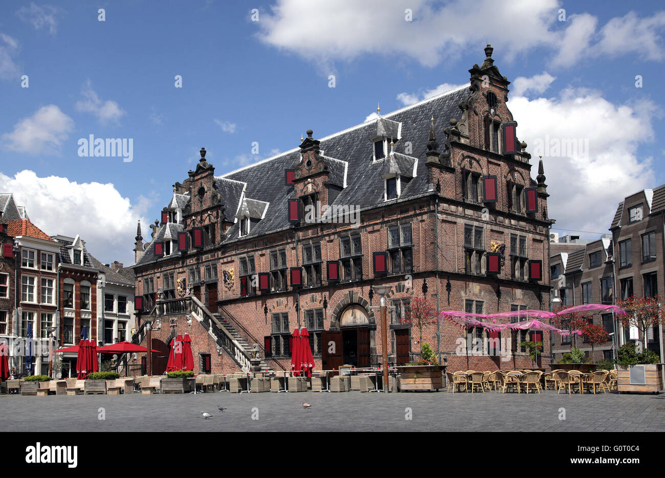 Nijmegen wiegen Haus Grote Markt Waag Waaghuis erbaut 1612 Holland Stockfoto