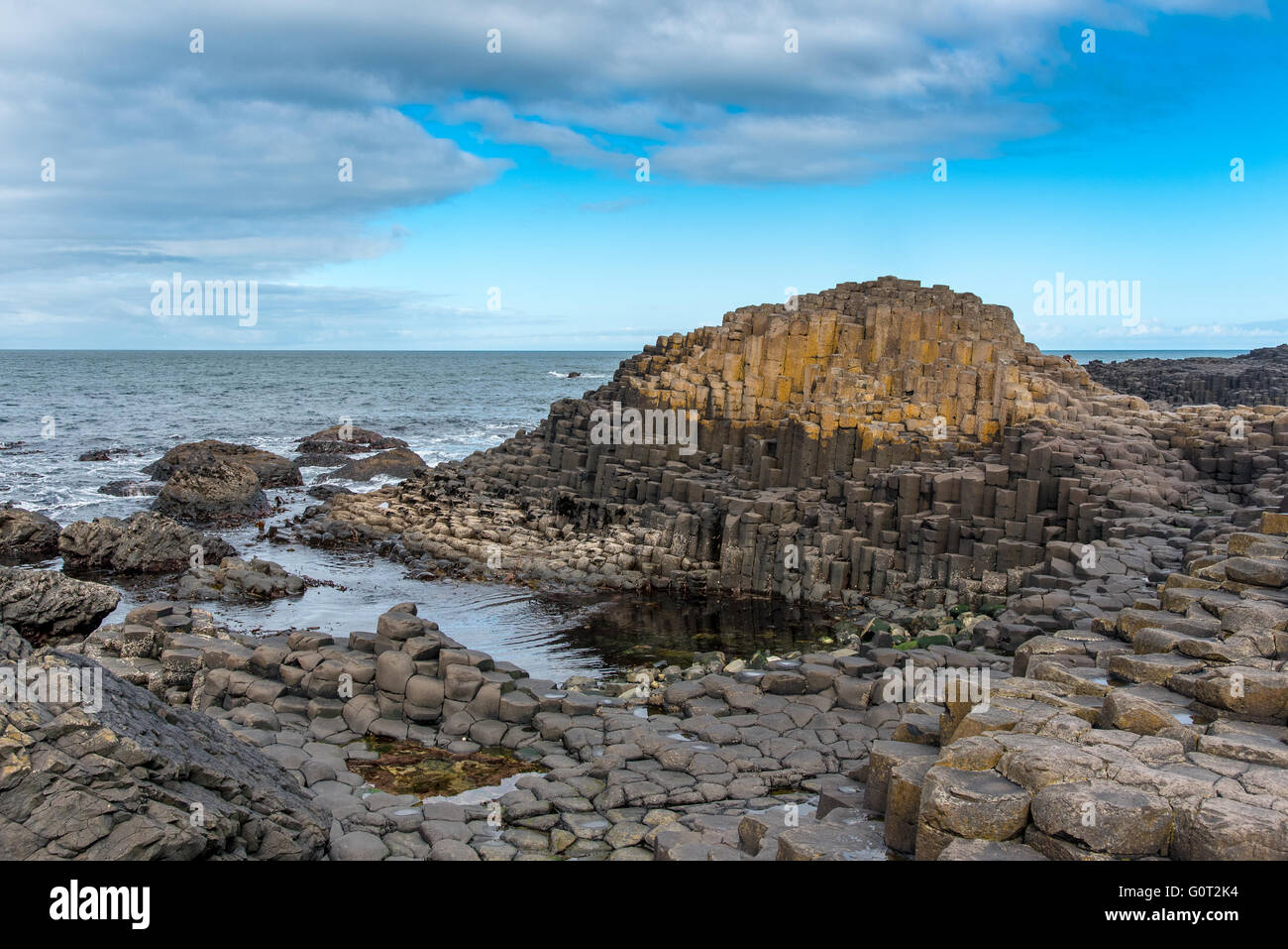 Giants Causeway, Co. Antrim, Nordirland. Stockfoto