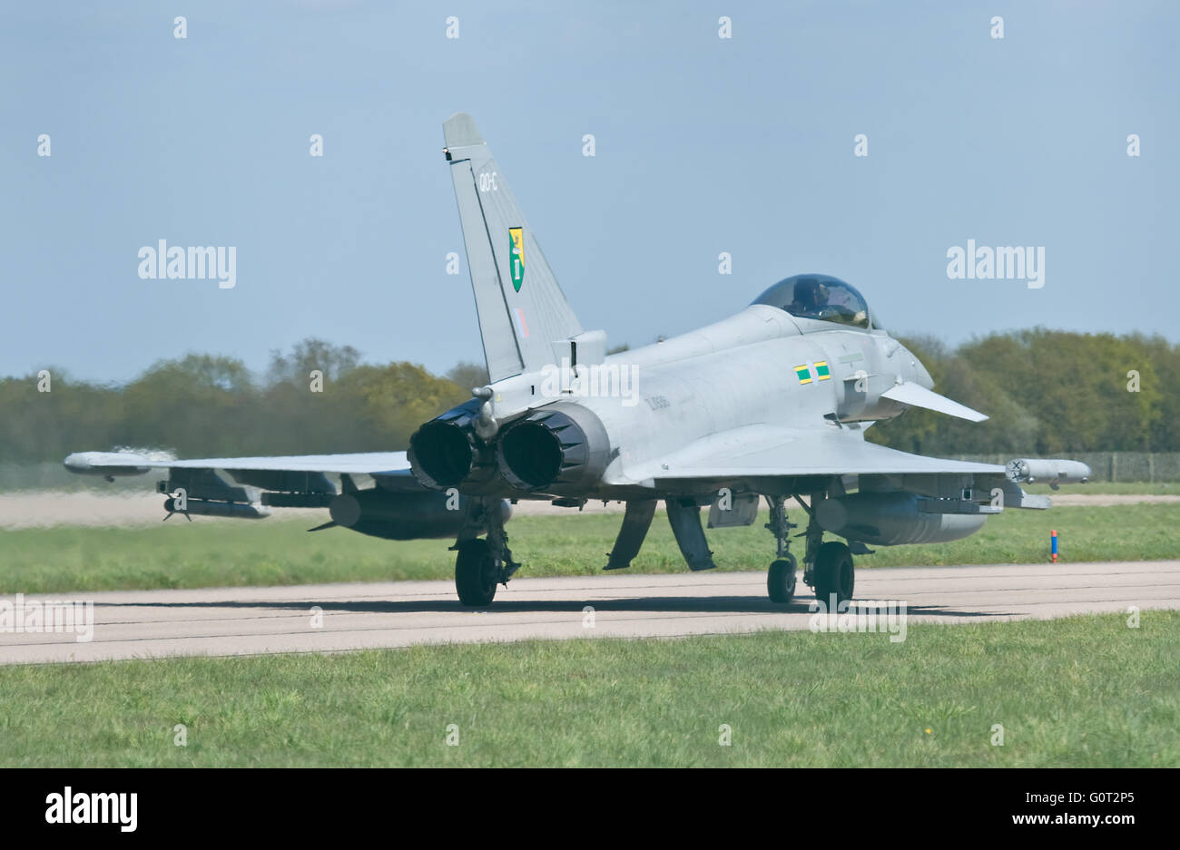 RAF Eurofighter Typhoon in Coningsby Stockfoto