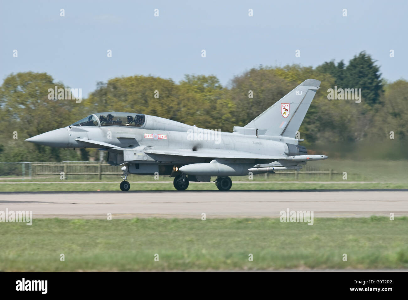 RAF Eurofighter Typhoon in Coningsby Stockfoto