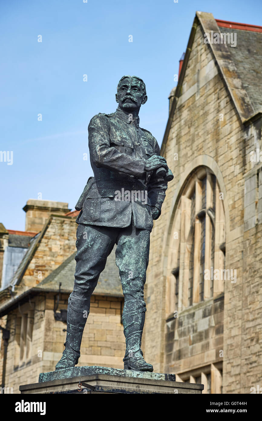 Hexham Marktstadt Zivilgemeinde Northumberland das Denkmal für den Lieutenant-Colonel George Elliott Benson an der Spitze der Beaumon Stockfoto