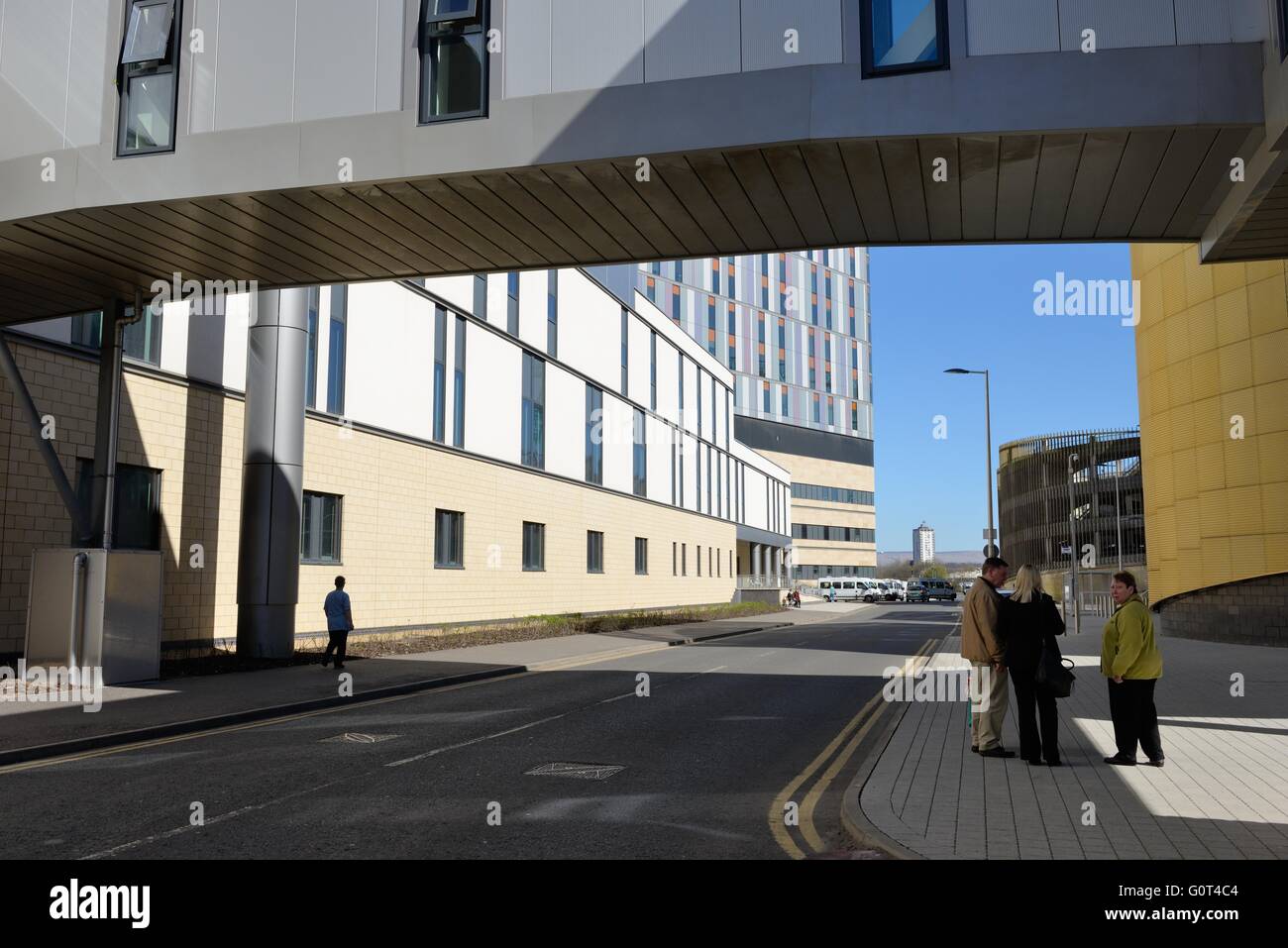 Die Queen Elizabeth Universität Lehrkrankenhaus in Glasgow, Scotland, UK Stockfoto