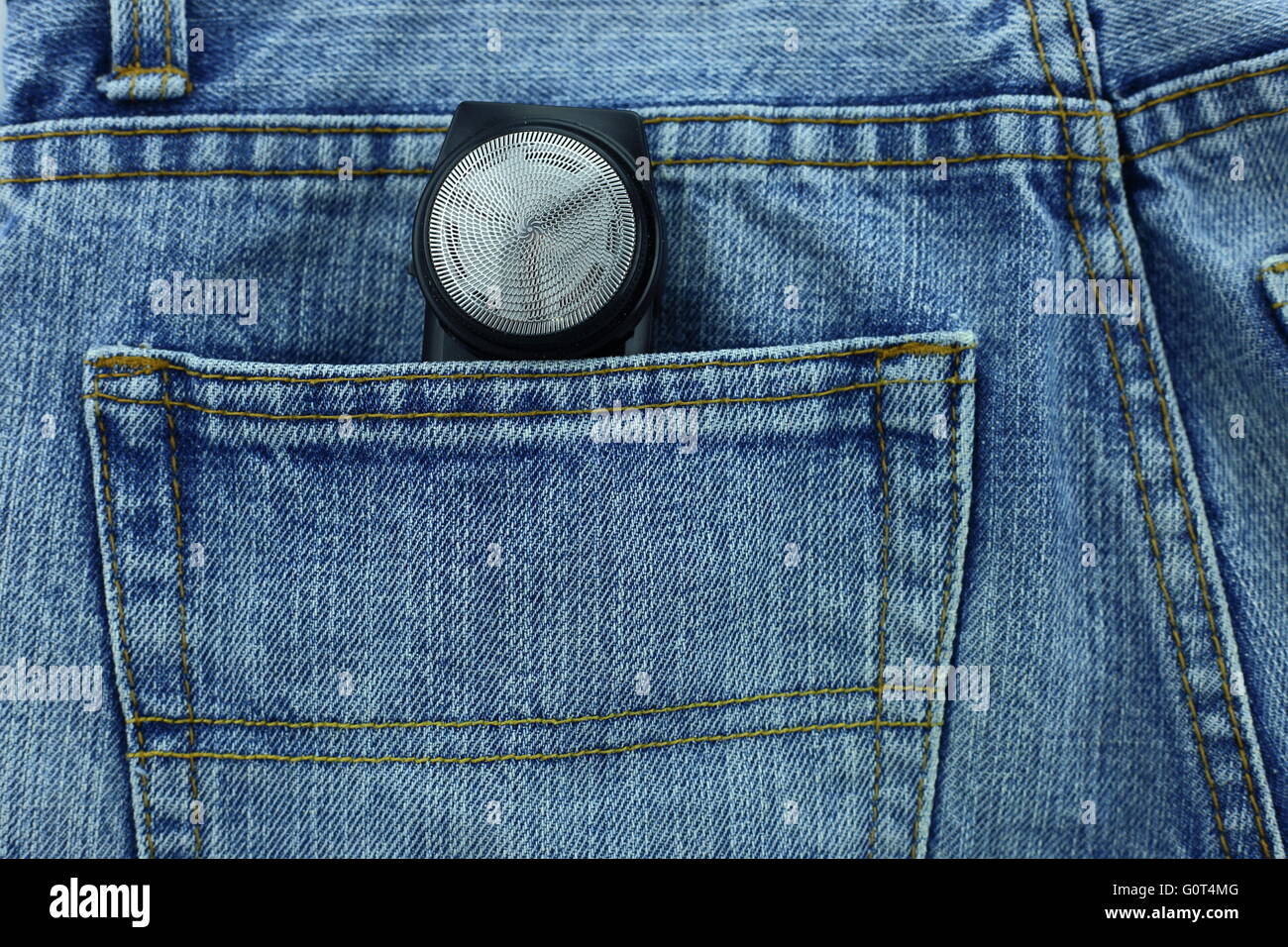 Zubehör, blau, Schachtel, Kleidung, Konzept, Textfreiraum, Baumwolle, Denim, Design, Drogen, leer, Stoff, Horizontal, Jeans, Material, mich Stockfoto