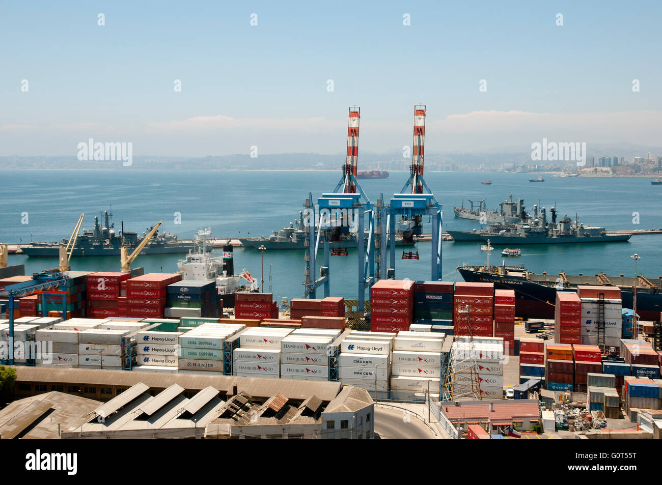 Arica Port - Chile Stockfoto