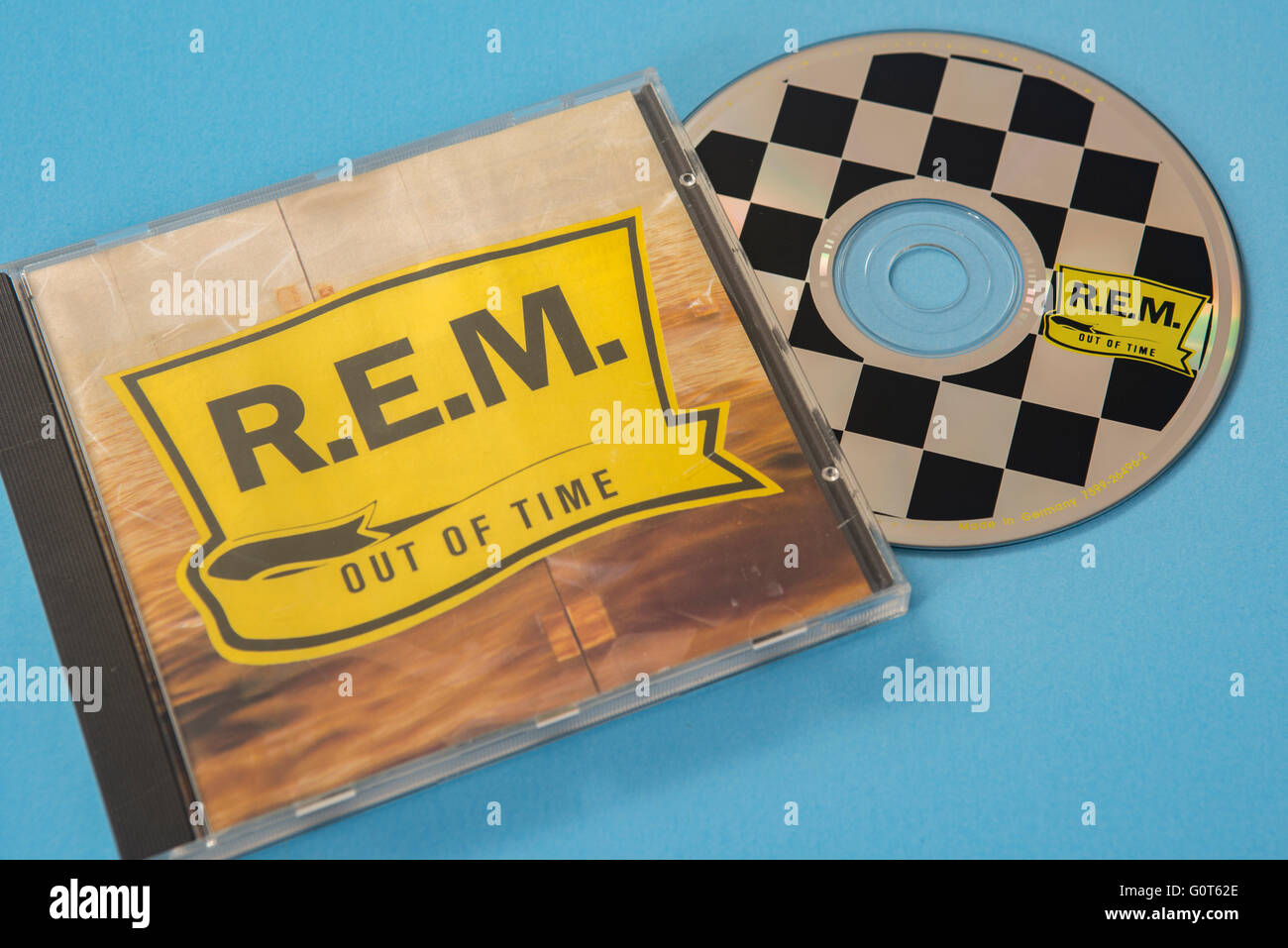 Aus Zeit-Album von REM auf Compact disc Stockfoto