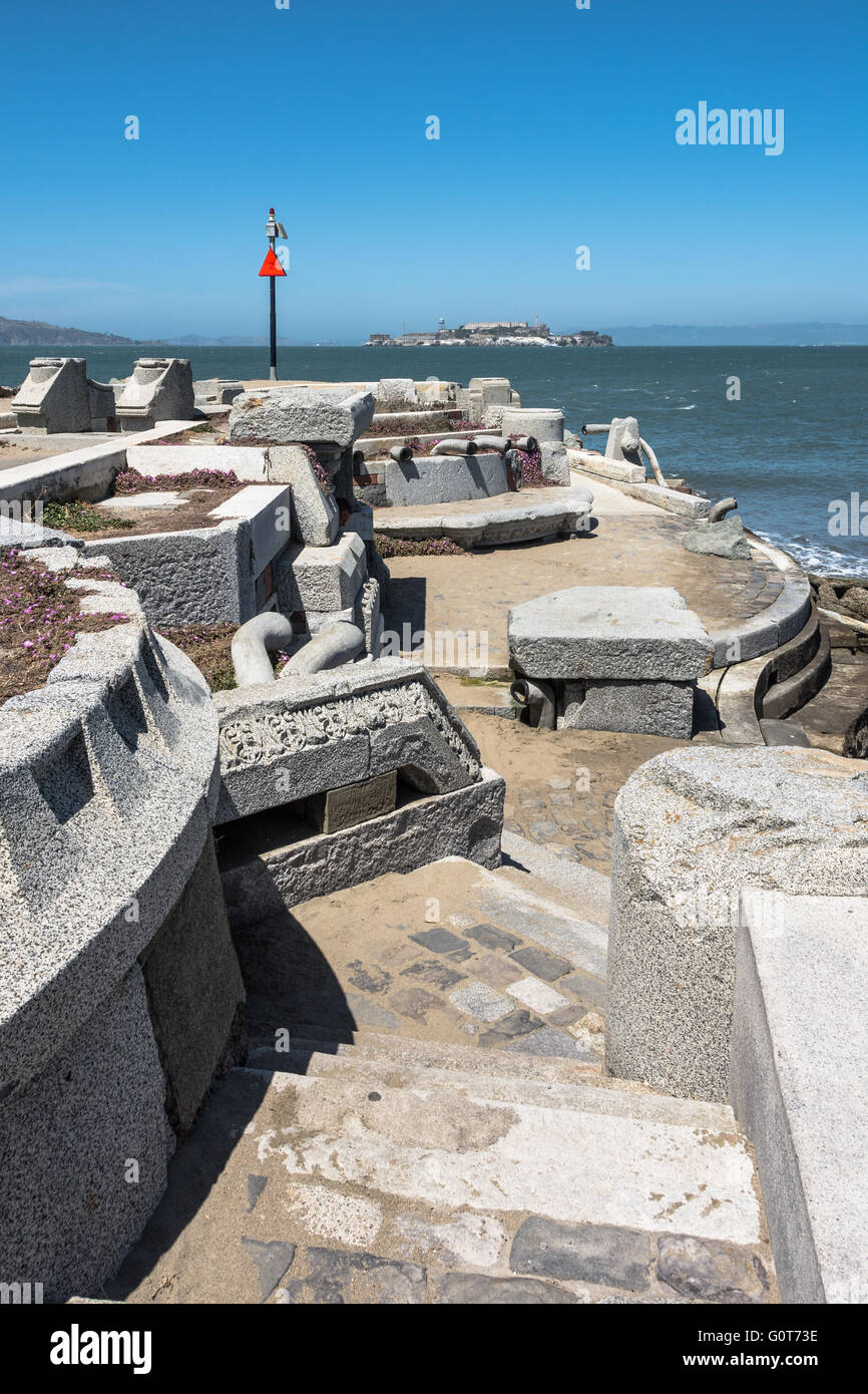 Die Welle-Orgel von San Francisco, Kalifornien Stockfoto