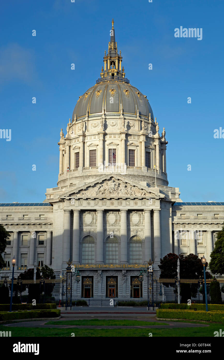 Rathaus, Stadt und Grafschaft von San Francisco, San Francisco, Kalifornien, USA Stockfoto