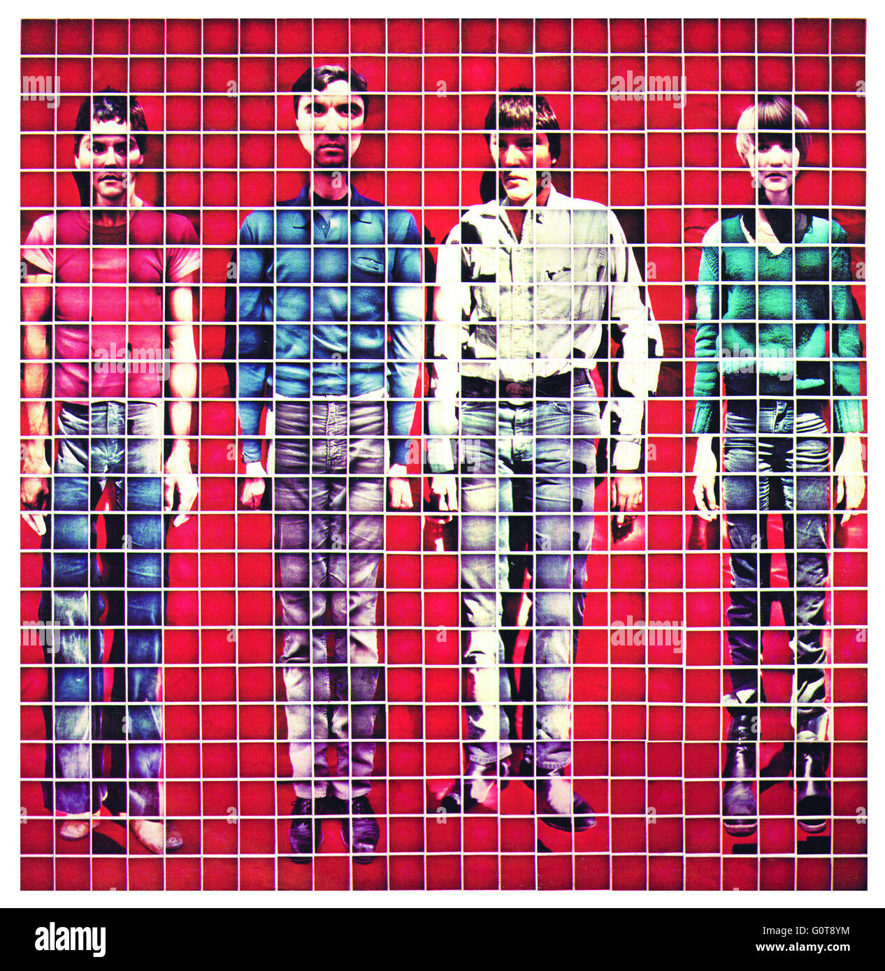 Cover der Talking Heads-Album: "Mehr Lieder über Gebäude und Essen" ca. 19798 Stockfoto