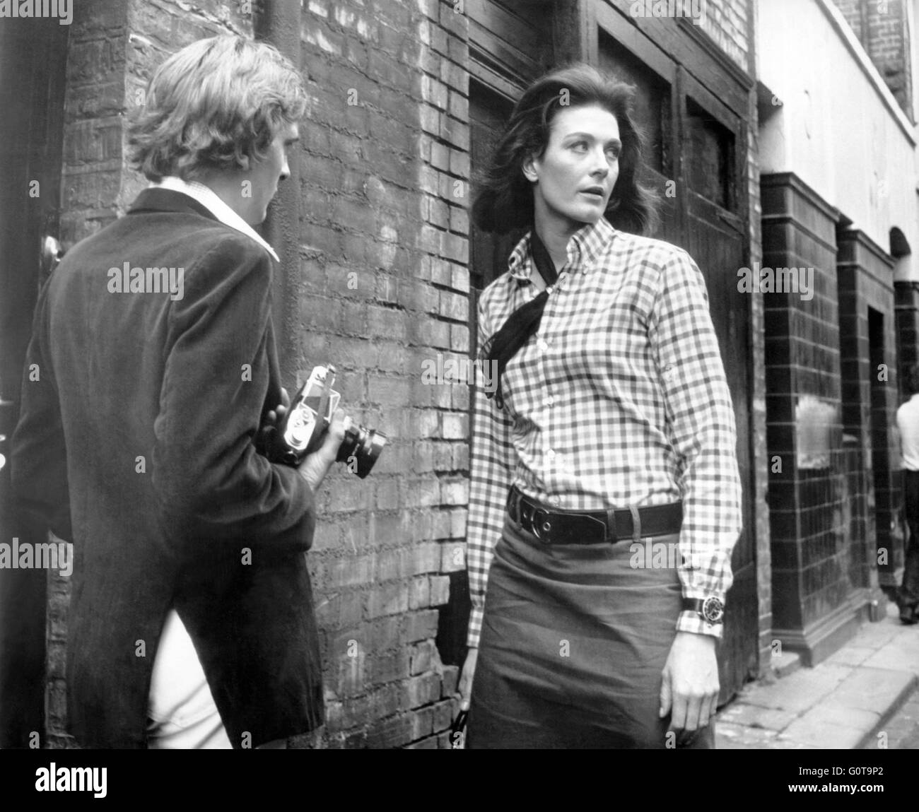 David Hemmings und Vanessa Redgrave / Blow-up / 1966, Regie: Michelangelo Antonioni (Brücke Filme - Carlo Ponti Produktion - Metro-Goldwyn-Mayer) Stockfoto