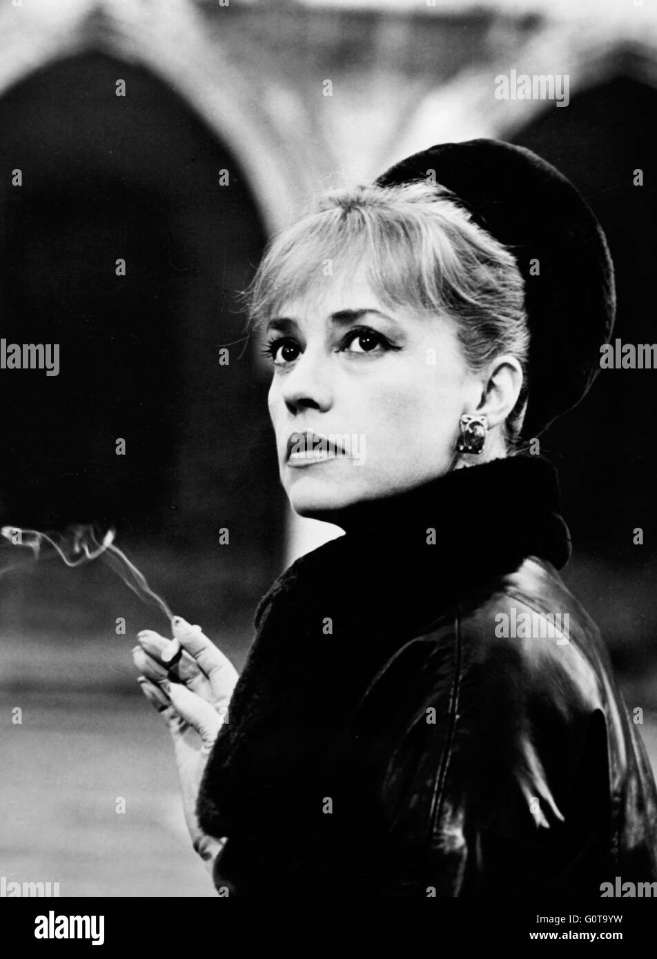 Jeanne Moreau / Eva / 1962 unter der Regie von Joseph Losey (Paris Film Productions - Interopa Film) Stockfoto