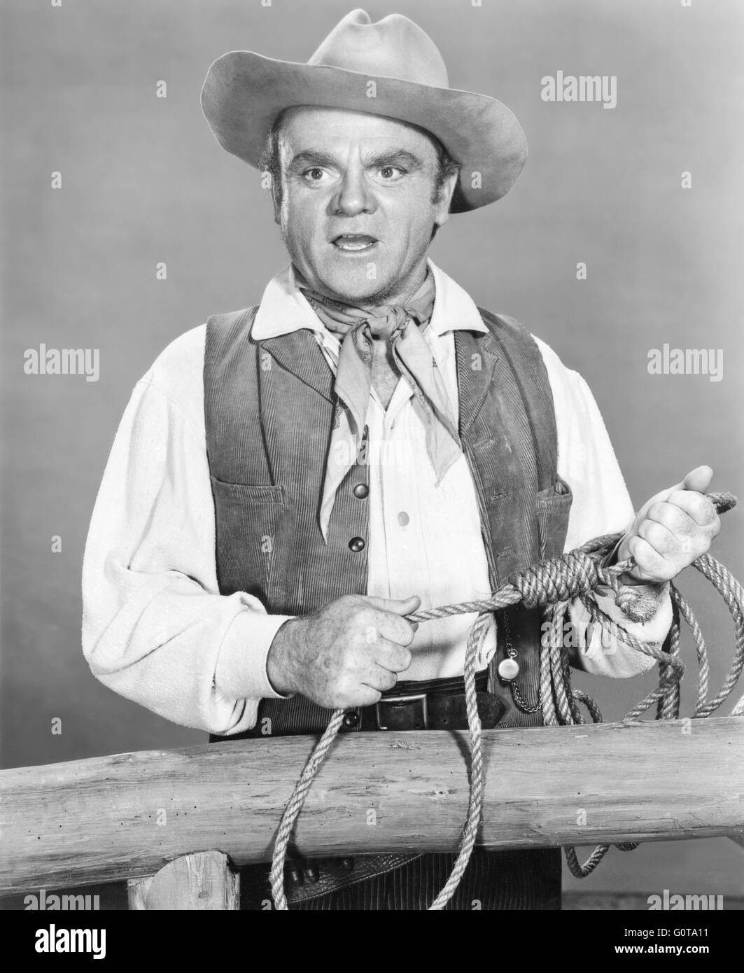 James Cagney / Hommage an einem schlechten Mann / 1956 unter der Regie von Robert Wise (Metro-Goldwyn-Mayer) Stockfoto