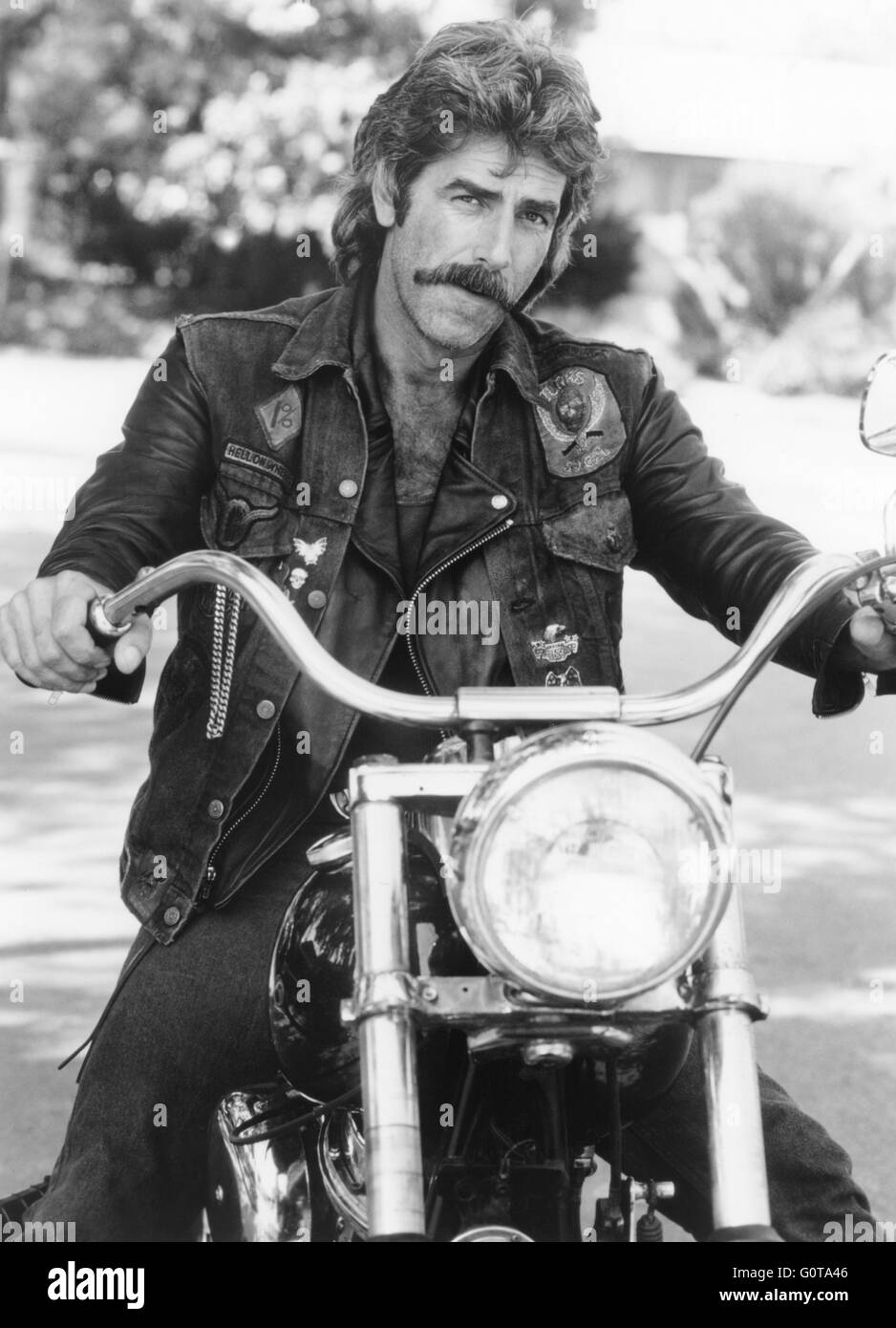 Sam Elliott / Maske / 1985 unter der Regie von Peter Bogdanovich (Universal Pictures) Stockfoto