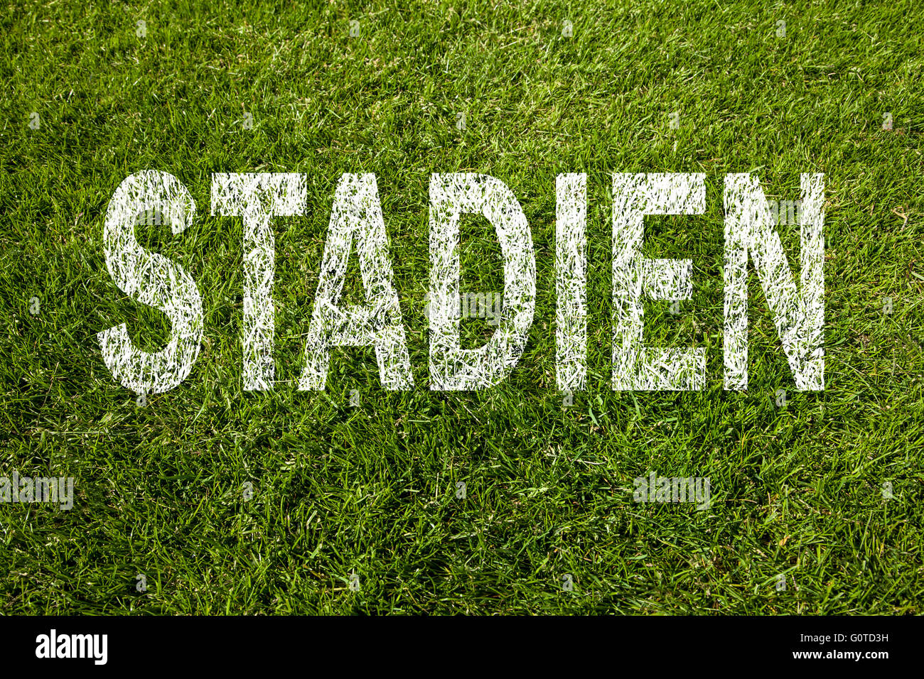 Fußball-Stadien (Deutsch) Stockfoto