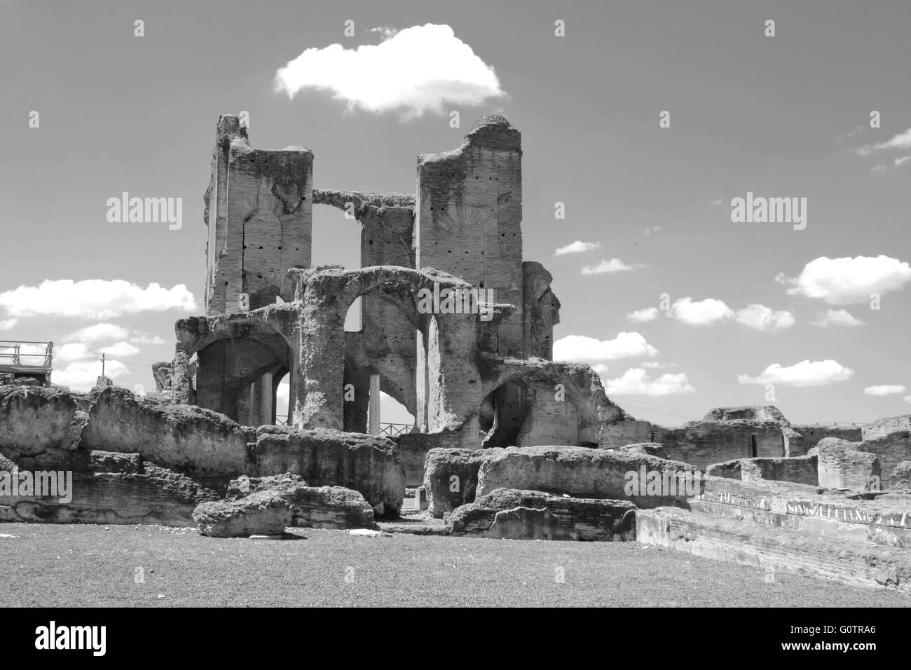 Villa Quintili (Appia Antica - Rom, Italien) Stockfoto