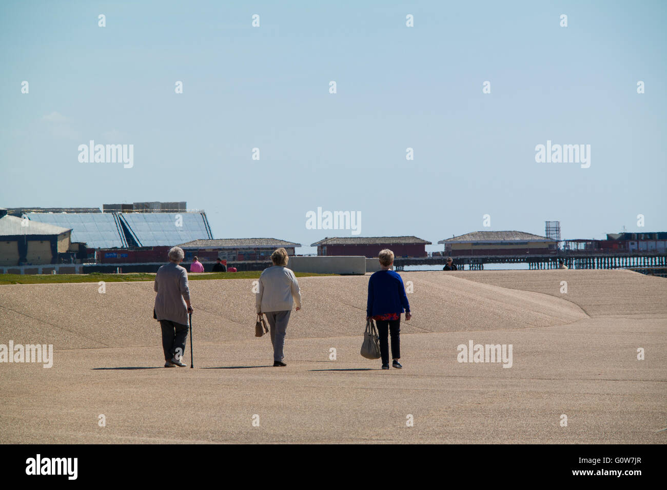 Blackpool, UK. 4. Mai 2016. Wetternachrichten. Schöne, sonnige und ständiger Wetter es weiter entlang der Lancashire Coas Credit: Gary Telford/Alamy Live News Stockfoto