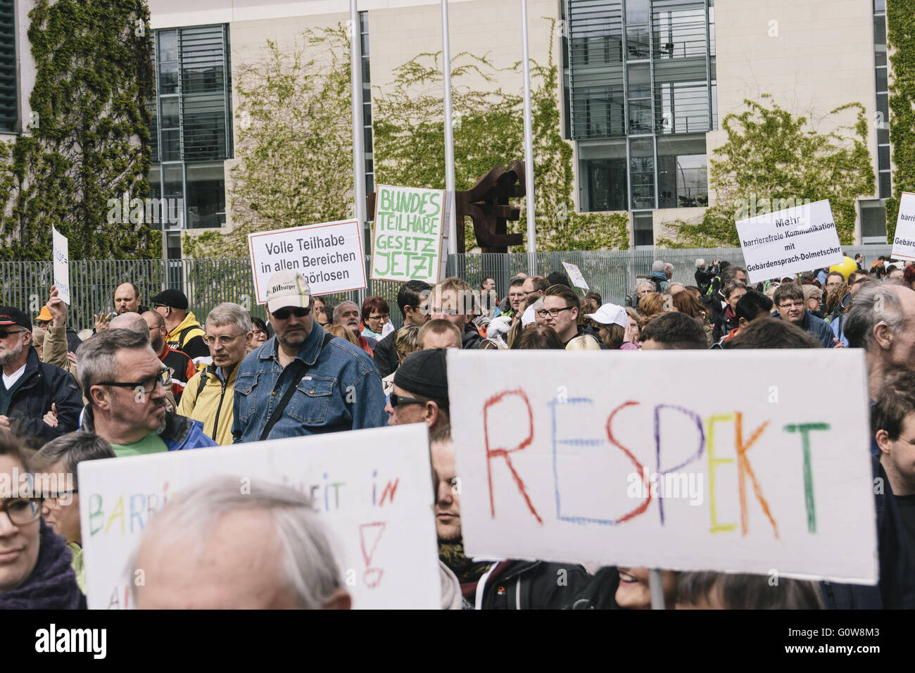 Berlin, Berlin, Deutschland. 4. Mai 2016. Demonstranten während der