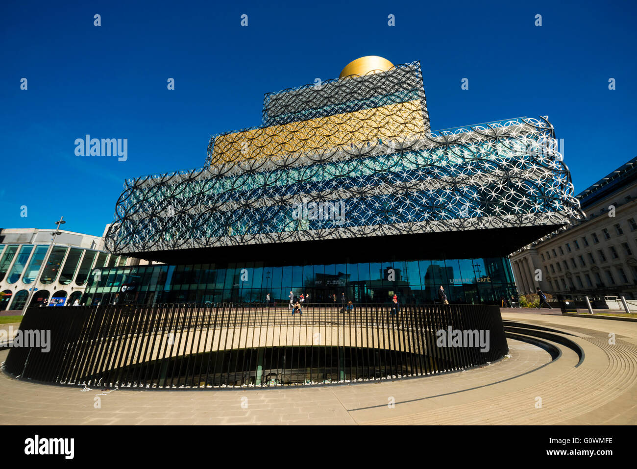 Bibliothek-Birmingham, UK. Stockfoto