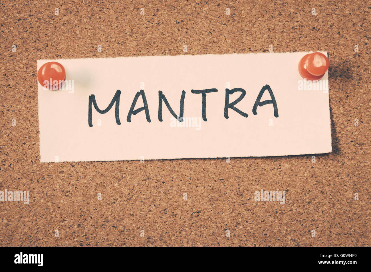 Mantra Stockfoto