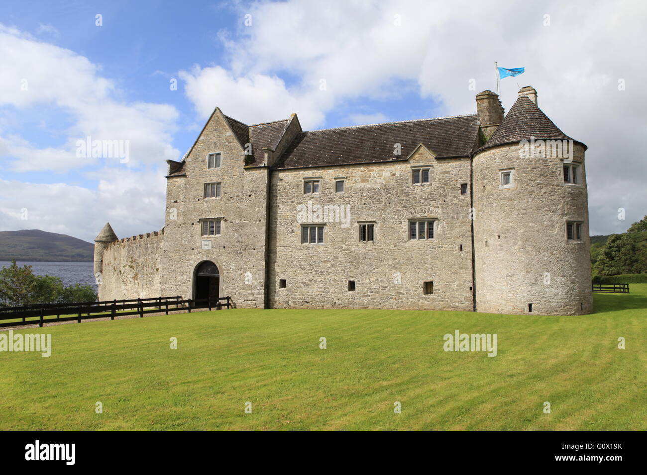 Parke die Burg, Lough Gill, County Sligo, Irland Stockfoto