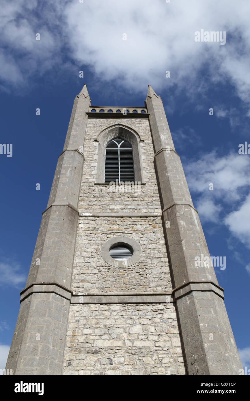 St. Columba Kirche, Gegend, Co. Sligo, Irland, der Dichter W B Yeats liegt begraben auf dem Friedhof hier Stockfoto