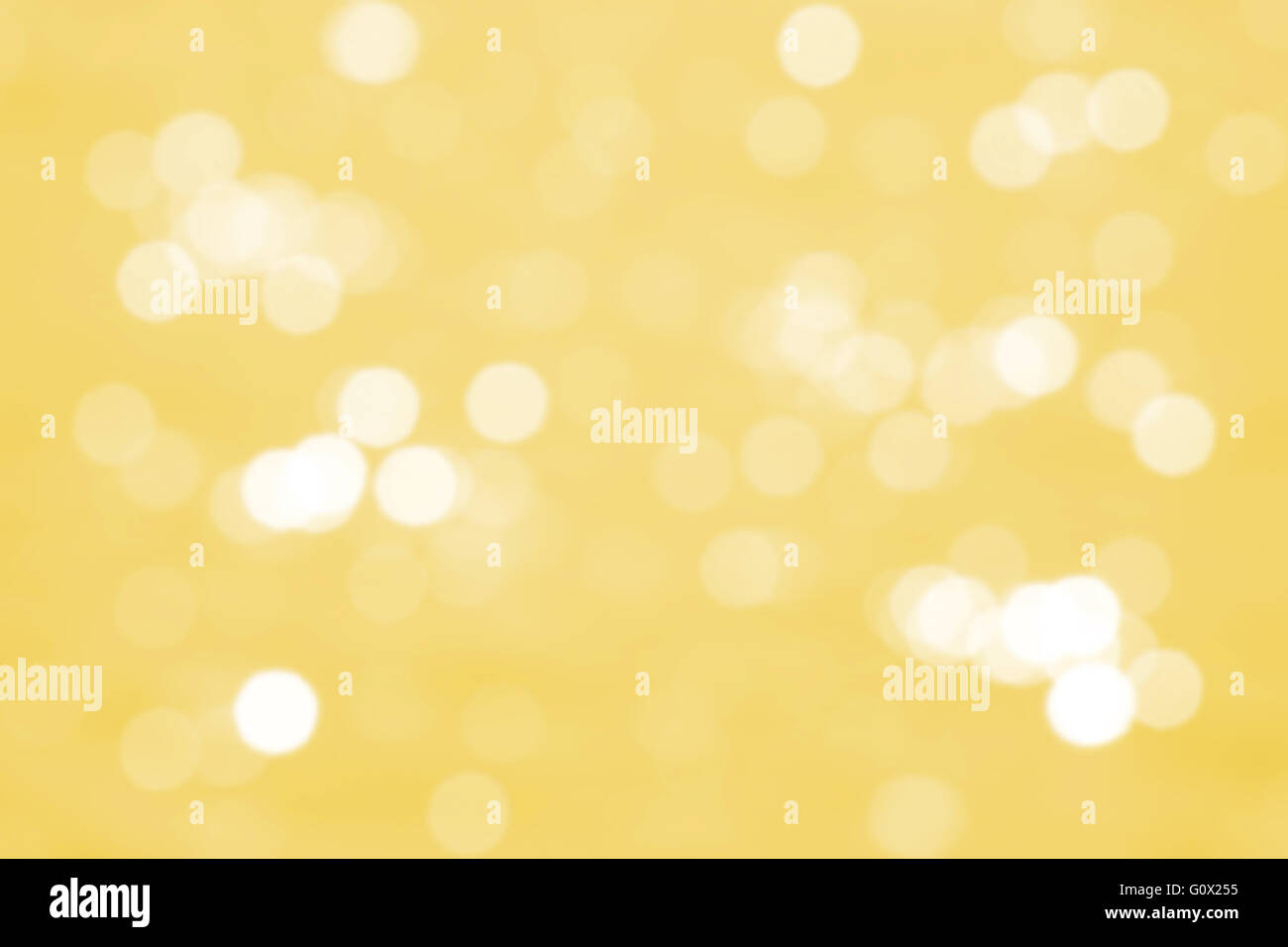 Gelbe bokeh Hintergrund Stockfoto