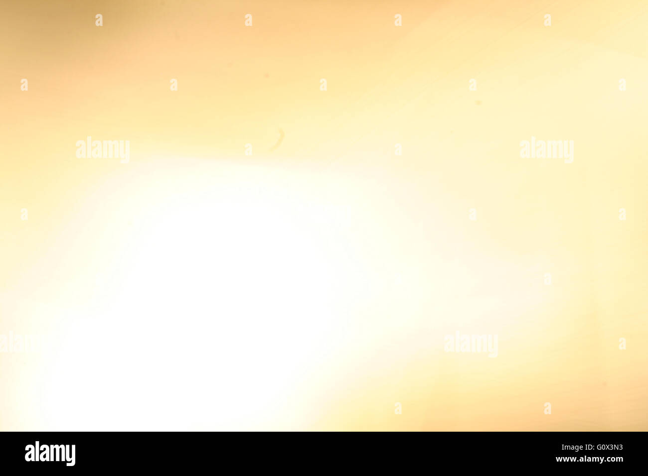 Eine Explosion von sehr hellem Sonnenlicht Stockfoto