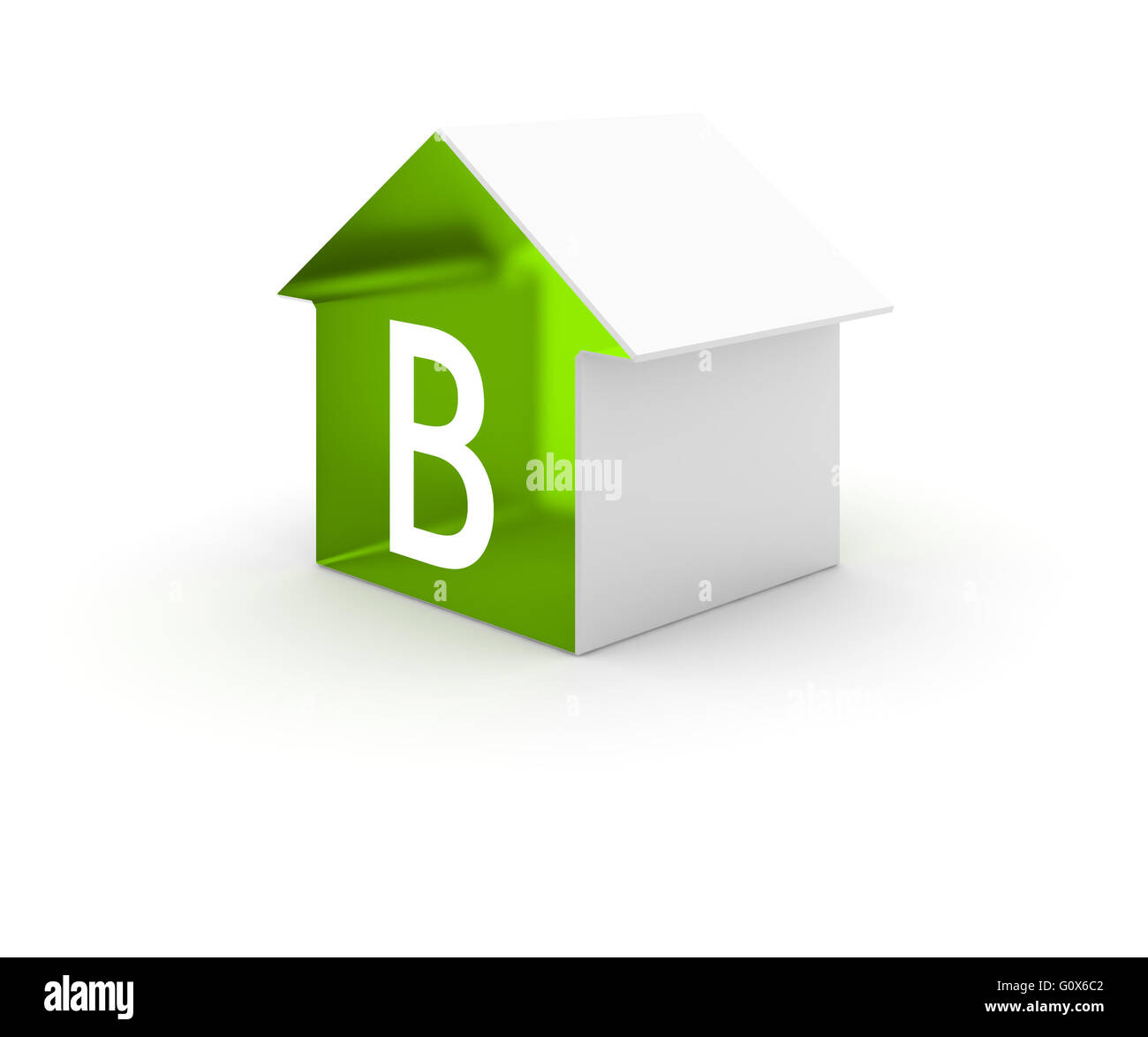 Haus und Effizienz Abbildung Energiekonzepte Stockfoto