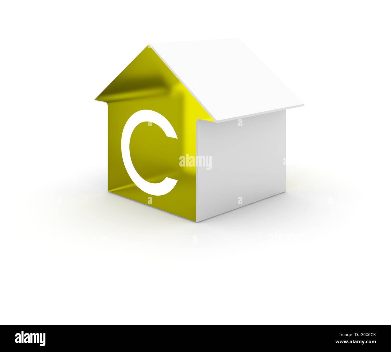 Haus und Effizienz Abbildung Energiekonzepte Stockfoto