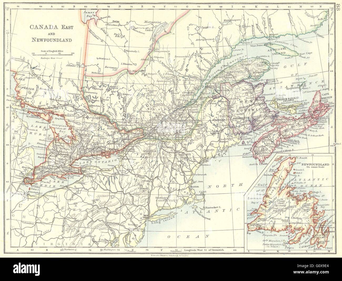 Physische karte von nova scotia -Fotos und -Bildmaterial in hoher Auflösung – Alamy