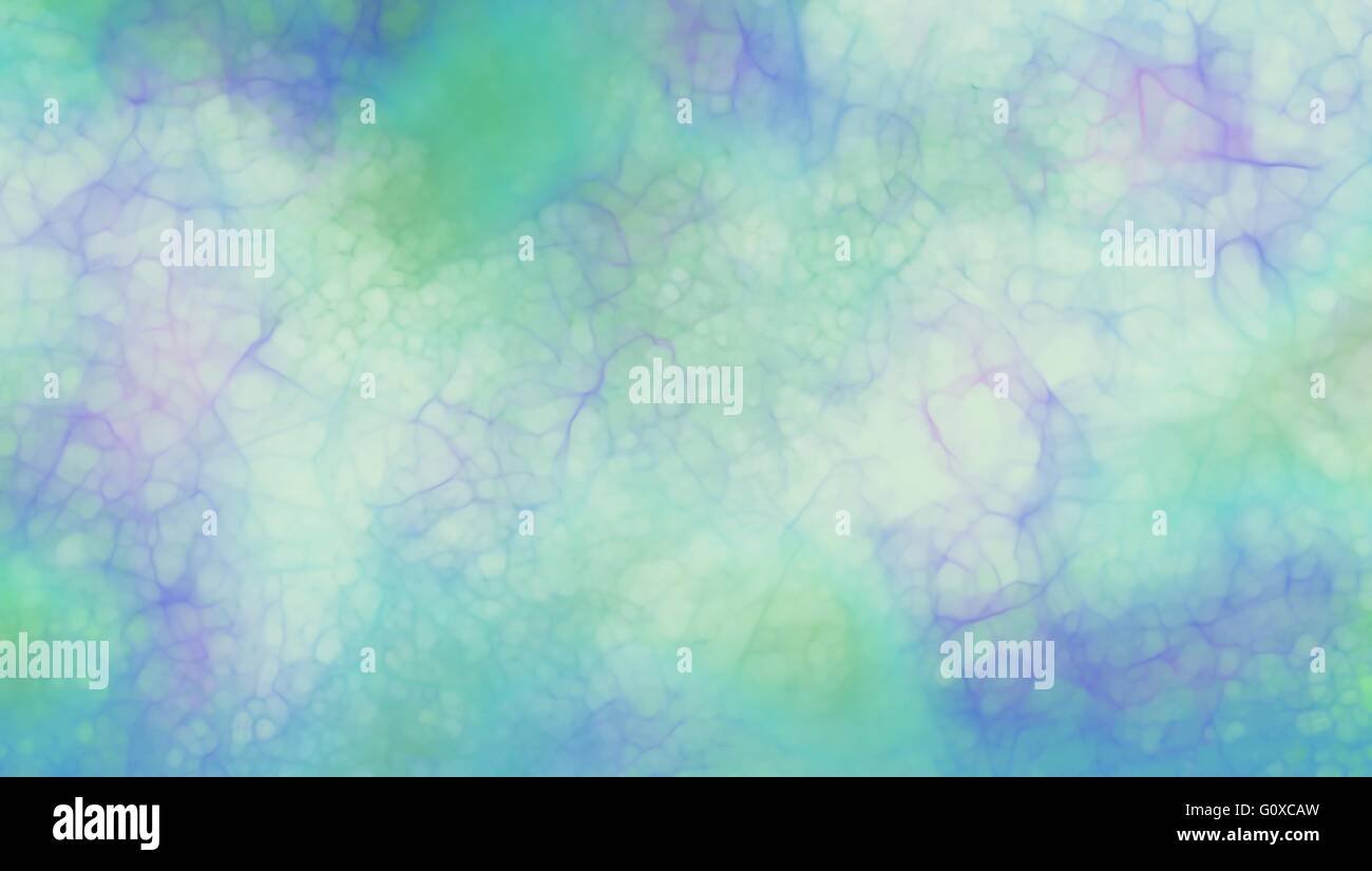 Blau und grün marmoriert Hintergrundunschärfe Wandgestaltung Stockfoto