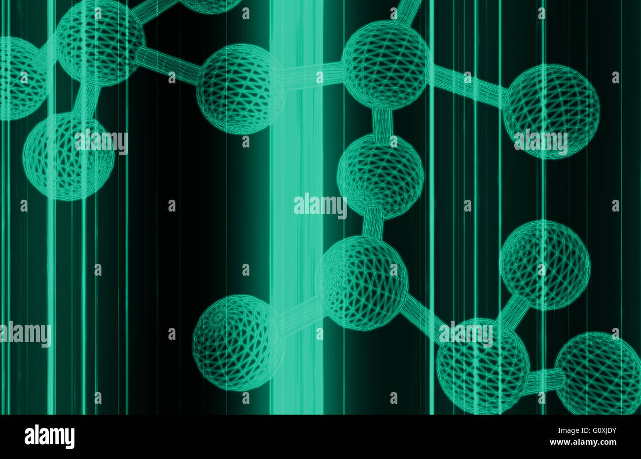 Eine saubere Medizintechnik Kunst abstrakt Stockfoto