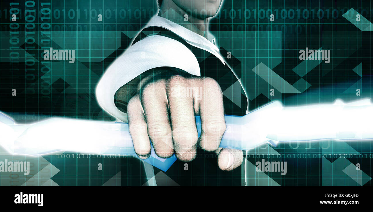 Big Business-Idee und einen Plan zum Erfolg Stockfoto