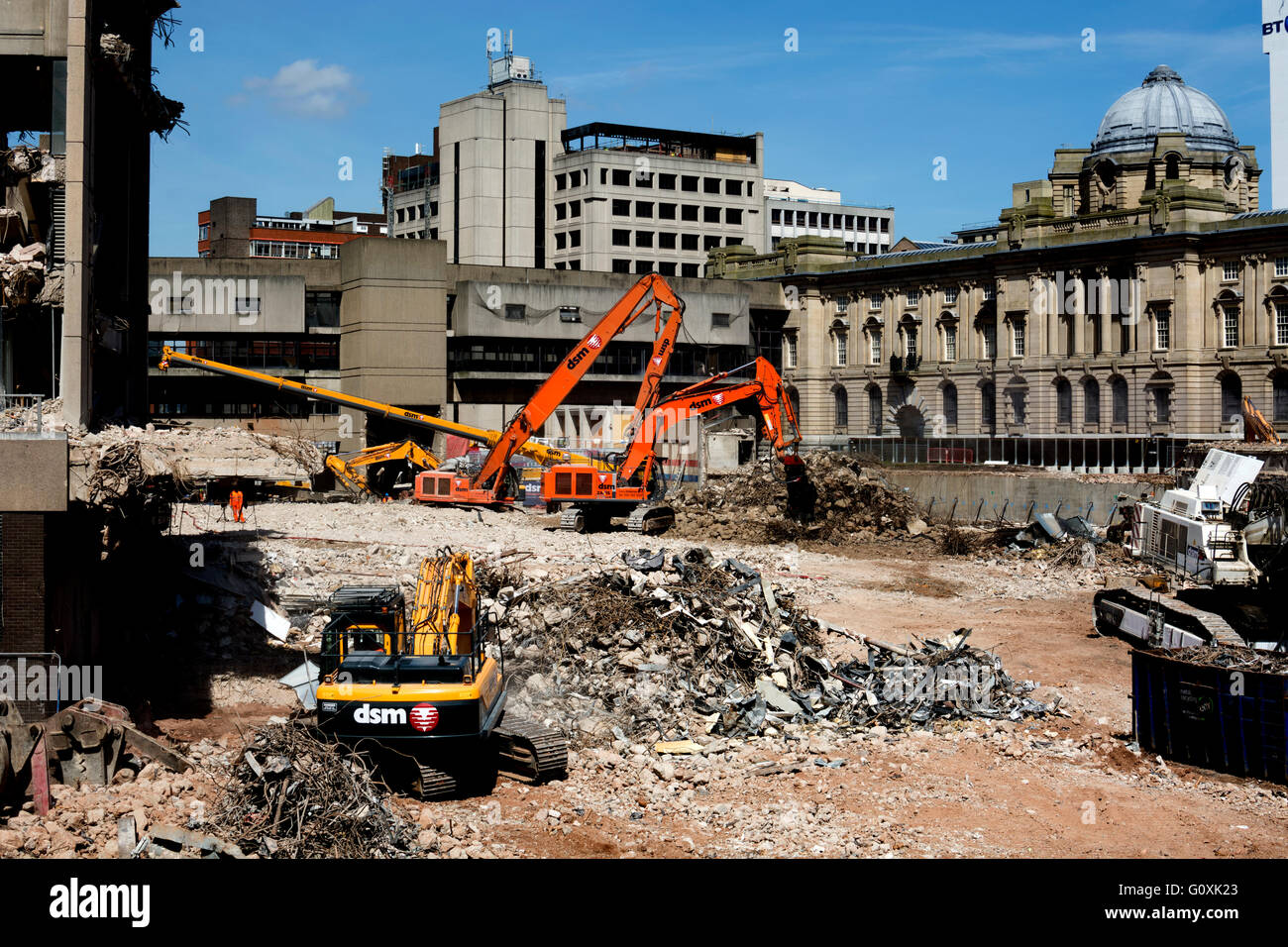 Paradies-Bereich Sanierung, Birmingham, UK Stockfoto
