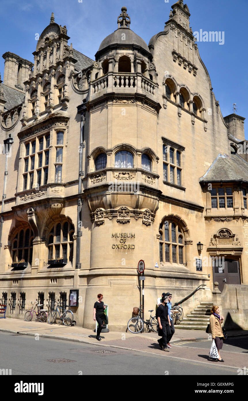 Museum of Oxford im alten Rathaus, St. Aldate, OXford England Stockfoto