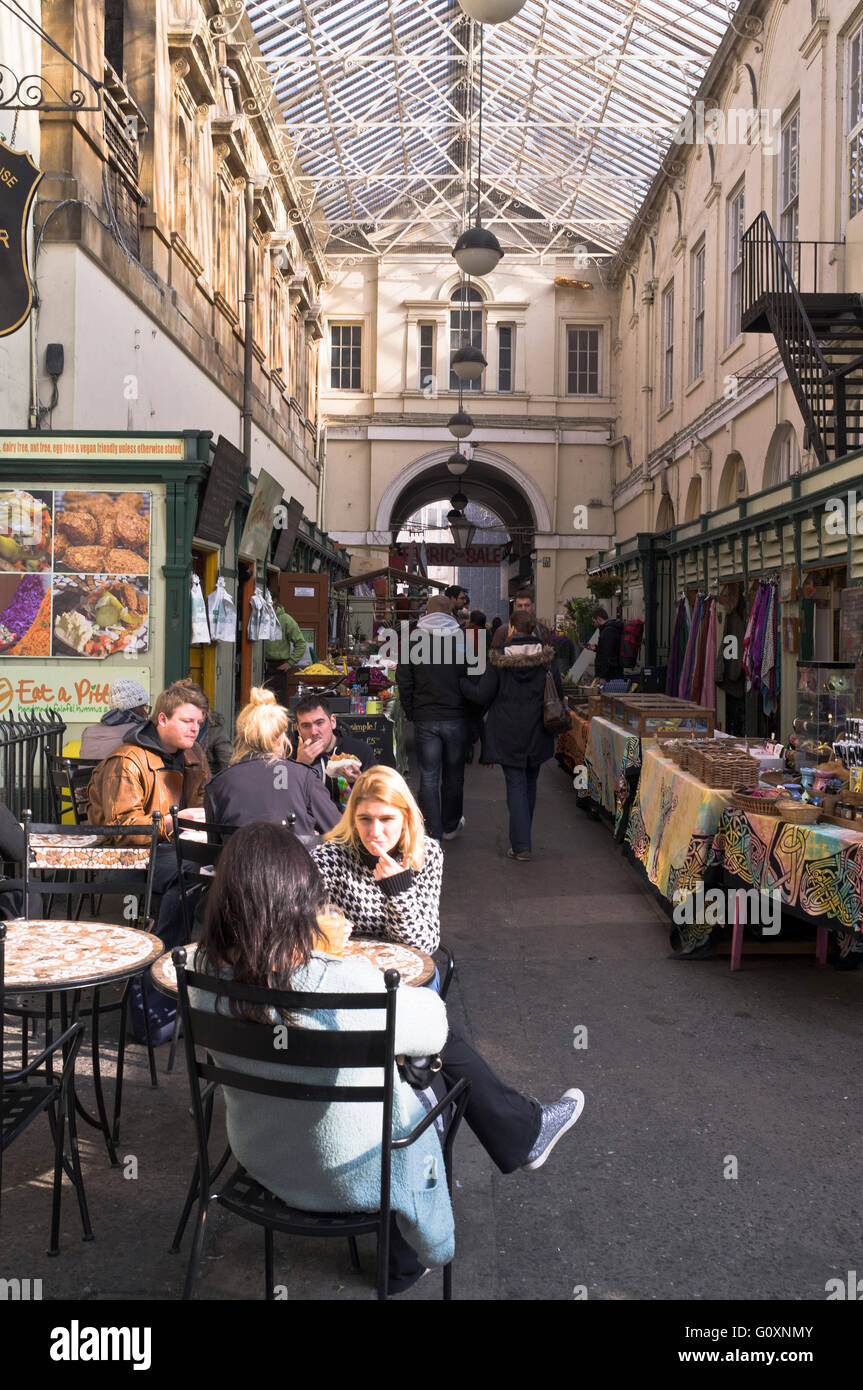 Dh ST NICHOLAS MARKT BRISTOL Saint Nicholas Market Cafe Altstadt Bristol uk Stockfoto